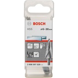 Bosch HSS-stappenboor, Ø 6 mm - Ø 30 mm boren 13 stappen, 93,5 mm