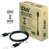 Club 3D Gecertificeerde DisplayPort 2.1 kabel Zwart, 1,2 meter, 8K