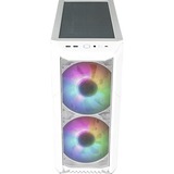 Cooler Master HAF 500 midi tower behuizing Wit | 2x USB-A | 1x USB-C | RGB | Tempered Glass