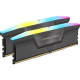 Corsair Vengeance RGB 64 GB DDR5-6000 (2x 32 GB) werkgeheugen Grijs, CMH64GX5M2D6000Z40, XMP, EXPO