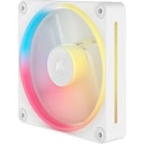 Corsair iCUE LINK LX120-R RGB Reverse Starter Kit case fan Wit, 3 stuks, 4-pin PWM