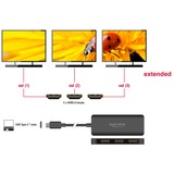 DeLOCK USB-C naar 3x HDMI Splitter MST Zwart, 0,15 meter, 4K 60Hz