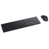 Dell KM5221W Pro draadloze desktopset Zwart, EU lay-out (QWERTY), 100%, 1600 dpi