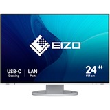 EIZO EV2495-WT 24.1" gaming monitor Wit, HDMI, DisplayPort, 3x USB-A 3.2 (5 Gbit/s), USB-B, 2x USB-C 3.2 (5 Gbit/s), RJ-45