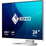 EIZO FlexScan EV2495-WT 24.1" monitor Wit, HDMI, DisplayPort, 3x USB-A, USB-B, 2x USB-C, RJ-45