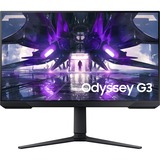 SAMSUNG Odyssey G30A LS27AG300NUXEN 27" Gaming Monitor Zwart, HDMI, DisplayPort, 144 Hz