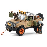 Schleich Wild Life - Terreinwagen met lier speelfiguur 