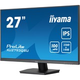 iiyama ProLite XU2793QSU-B6 27" monitor Zwart, 100 Hz, HDMI, DisplayPort, USB, Audio, Adaptive Sync