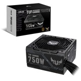 ASUS TUF-Gaming-750B, 750 Watt voeding  Zwart