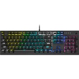 Corsair K60 RGB PRO Low Profile, gaming toetsenbord Zwart, BE Lay-out, Cherry MX Low Profile Speed, RGB leds