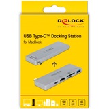 DeLOCK Docking station voor MacBook met 4K en PD 3.0 Grijs