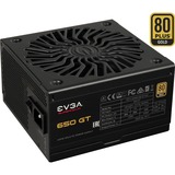 EVGA SuperNOVA 650 GT, 650 Watt voeding Zwart, 3x PCIe, Kabel-management