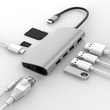 Hyper HyperDrive POWER 9-in-1 USB-C Hub dockingstation Zilver