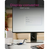 ICY BOX IB-AC502a HDMI naar VGA Adapter Zwart