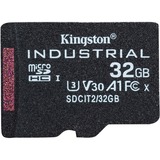 Kingston Industrial microSDHC 32GB geheugenkaart Zwart, Klasse 10, UHS-I, U3, V30, A1