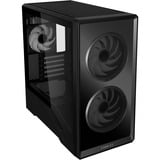 Lian Li Lian Li Vector V150                   bk midi tower behuizing Zwart | 2x USB-A | 1x USB-C | RGB | Window