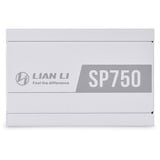 Lian Li SP750 modulaire 750 watt voeding  Wit, 3x PCIe