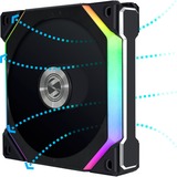 Lian Li UNI FAN SL120 V2 Reverse Blade Single Pack case fan Zwart, 4-PIN PWM + 3-PIN ARGB