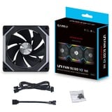 Lian Li UNI FAN SL120 V2 Reverse Blade Single Pack case fan Zwart, 4-PIN PWM + 3-PIN ARGB