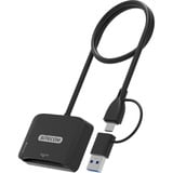 Sitecom eID USB-C en USB-A kaartlezer Zwart