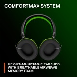 SteelSeries Arctis Nova 7X over-ear gaming headset Zwart/groen, 2,4 GHz, Bluetooth, Pc, Xbox One, Xbox Series X/S, PlayStation4/5, Nintendo Switch, Meta Quest 2