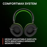 SteelSeries Arctis Nova 7X over-ear gaming headset Zwart/groen, 2,4 GHz, Bluetooth, Pc, Xbox One, Xbox Series X/S, PlayStation4/5, Nintendo Switch, Meta Quest 2