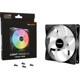 be quiet! Light Wings LX PWM 140 mm case fan Zwart