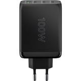 goobay 100W GaN USB-C PD Multiport Quick Charger Zwart