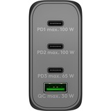 goobay USB-C PD Multiport Quick Charger (100 W) Zwart