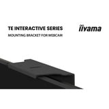 iiyama Prolite TE8613A-B2AG 85.6" 4K Ultra HD Public Display Zwart, HDMI, DisplayPort, Audio, LAN, USB, WiFi-6E, Bluetooth 5.0, Android, Touch