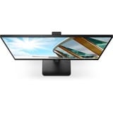 AOC 24P2QM 23.8" monitor Zwart, 2x HDMI, 1x Displayport, DVI-D, VGA, USB-A 3.2, USB-B 3.2