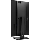 AOC 24P2QM 23.8" monitor Zwart, 2x HDMI, 1x Displayport, DVI-D, VGA, USB-A 3.2, USB-B 3.2