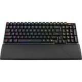 ASUS ROG STRIX SCOPE II 96 RX Wireless, gaming toetsenbord Zwart, US lay-out, ROG RX Red, 96%, RGB leds, Hot-swappable, PBT Double-shot, Bluetooth / 2.4GHz / USB 2.0