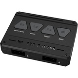 ASUS TUF GAMING TF120 ARGB 3IN1 case fan Zwart/transparant, 3 stuks, inclusief ARGB-controller