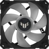 ASUS TUF Gaming TF120 ARGB 3IN1 case fan Zwart/transparant, 3 stuks, inclusief ARGB-controller