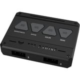 ASUS TUF Gaming TF120 ARGB 3IN1 case fan Zwart/transparant, 3 stuks, inclusief ARGB-controller