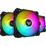 ASUS TUF Gaming TF120 ARGB 3IN1 case fans Zwart, 3 stuks, 120 x 120 x 25 mm, Incl. controller