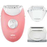 Braun Brau Epilierer Silk-épill 3-440 pk epilator Roze/wit