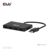Club 3D DisplayPort splitter Zwart
