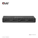 Club 3D DisplayPort splitter Zwart