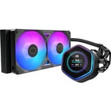 Cooler Master MasterLiquid 240 Atmos II LCD ARGB waterkoeling Zwart