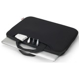 DICOTA BASE XX Sleeve Plus laptoptas Zwart, tot 35,8 cm (14,1")