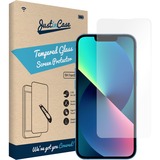 Diverse Just in Case - iPhone 14 Plus - Tempered Glass beschermfolie Transparant