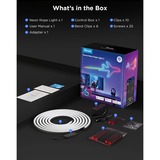 Govee Neon Rope Light 2 led strip Wit, 3 meter, 2,4GHz wifi + Bluetooth