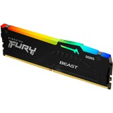 Kingston FURY 8 GB DDR5-6000 werkgeheugen Zwart, KF560C36BBEA-8, Beast RGB, EXPO