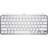 Logitech MX Keys Mini Minimalist Wireless Illuminated Keyboard, Toetsenbord Lichtgrijs, US lay-out, Bluetooth