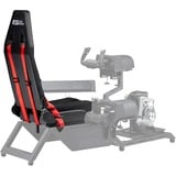 Next Level Racing Flight Simulator Seat Only racingsimulator Zwart/rood