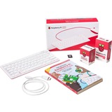 Raspberry Pi Foundation Raspberry Pi 400 Kit mini-pc Wit/pink (roze), USB-A 2.0, 2x USB-A 3.2 (5 Gbit/s), USB-C 3.2 (5 Gbit/s), 2x Micro HDMI, RJ-45
