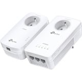 TP-Link TL-WPA8635P KIT v4 powerline + wlan Wit, Twee adapters, FR