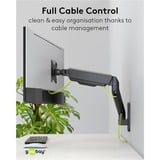 goobay Single Monitor Wall Mount, 17 tot 32 inch wandmontage  Zwart